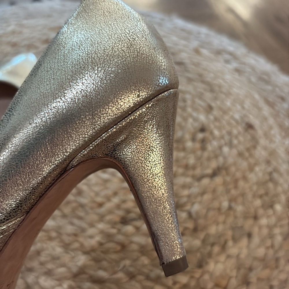 Loeffler Randall Gold Tamsin Pumps 8.5 - Picture 4 of 10